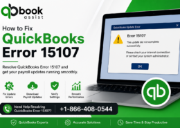 QuickBooks Error 15107: Why Does It Happen and How Can You Fix It?